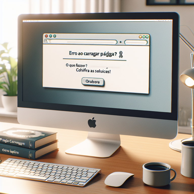 Erro ao Carregar Página: O Que Fazer? Confira as Soluções!