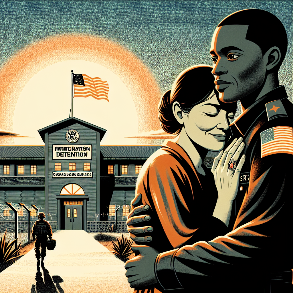 Esposa de Soldado dos EUA é Libertada de Detenção Imigração