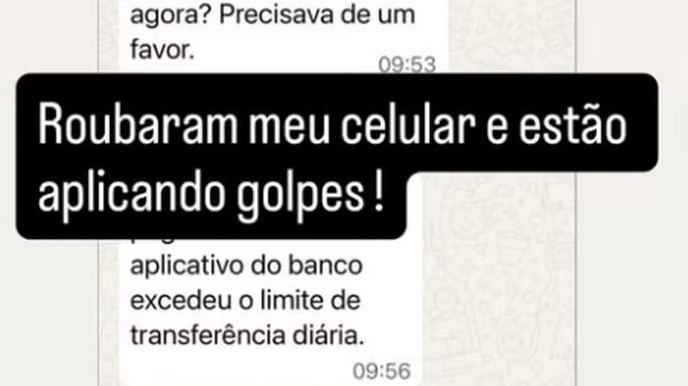 Galã da Globo alerta sobre golpe após roubo de celular