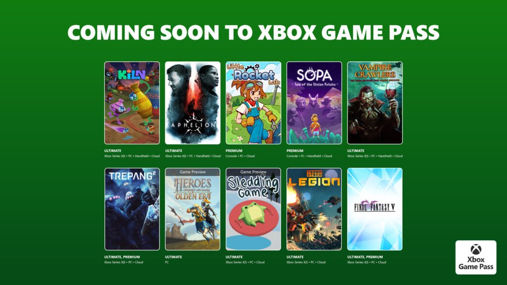 Game Pass: Novos Jogos de Abril Incluem Final Fantasy V e Mais
