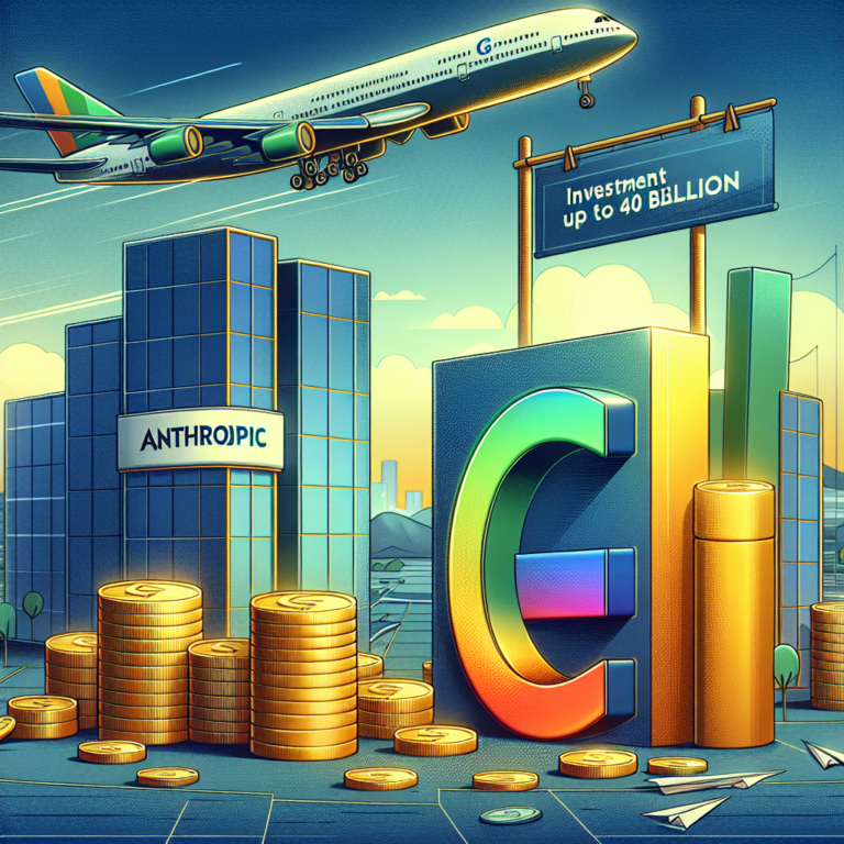 Google Anuncia Investimento de Até R$ 40 Bilhões na Anthropic