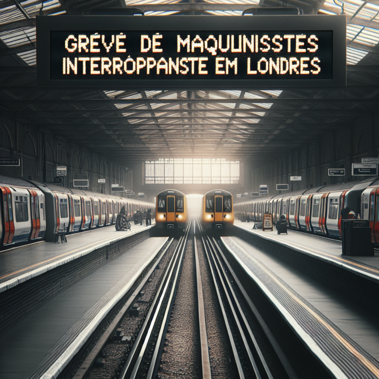 Greve de Maquinistas Interrompe Transporte em Londres