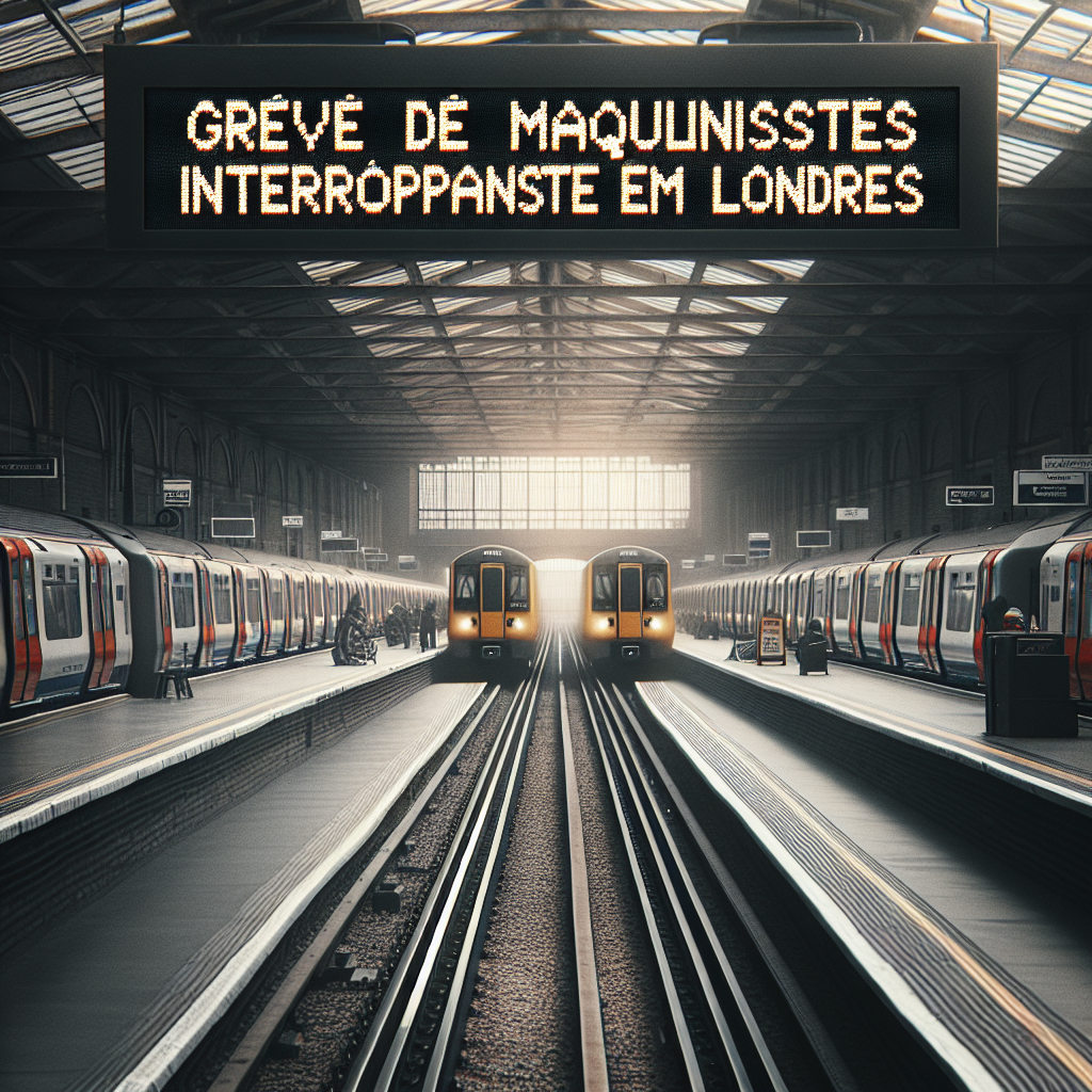 Greve de Maquinistas Interrompe Transporte em Londres