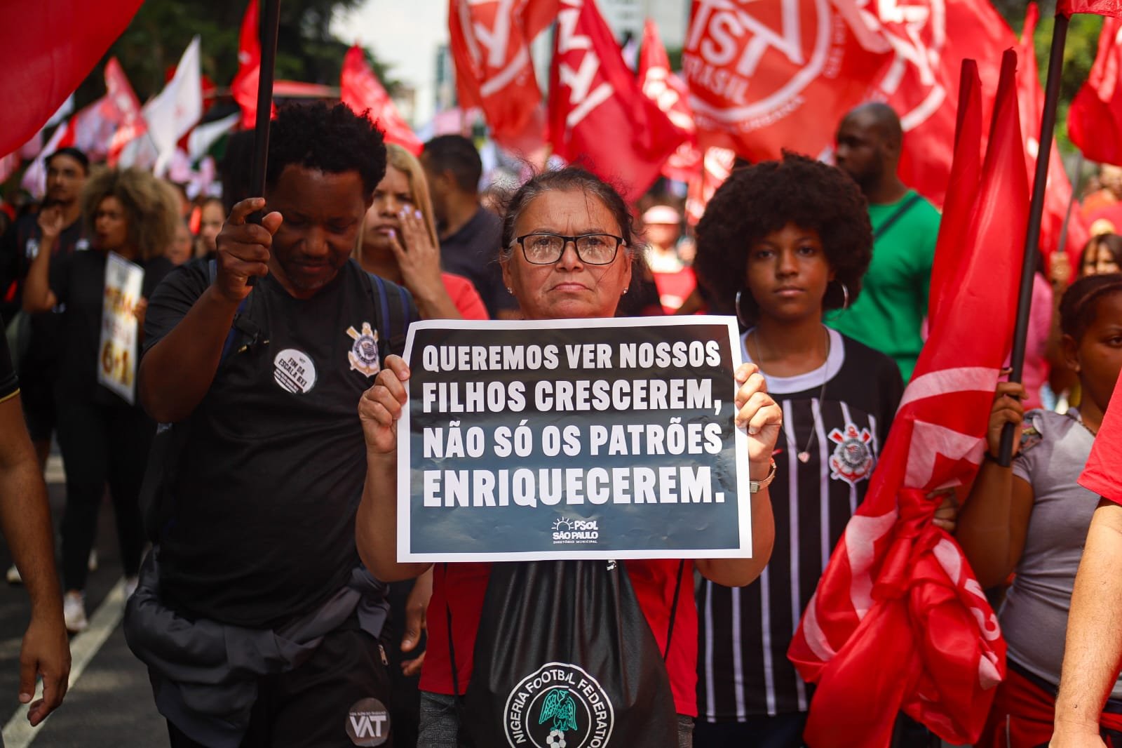 Ato pelo fim da escala 6x1 em São Paulo (SP)