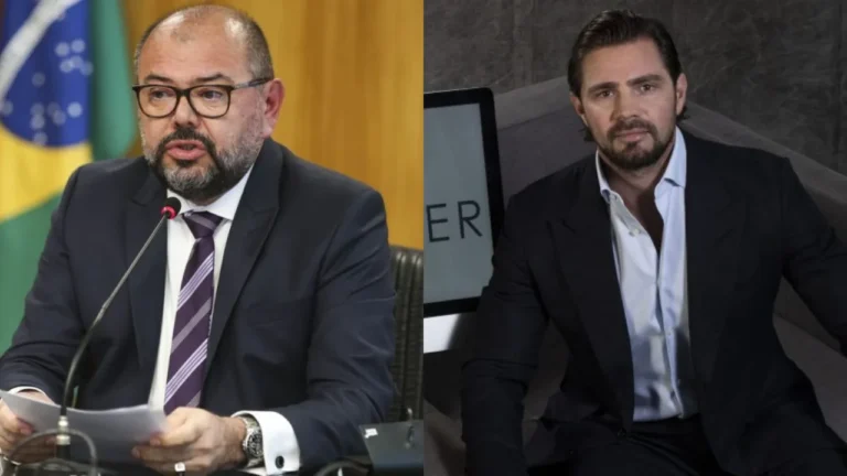 José Carlos Oliveira, ministro do INSS no governo Bolsonaro, e Daniel Vorcaro, dono do Banco Master