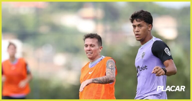 Ian Ângelo, filho de Hulk, brilha em treino no Atlético-MG