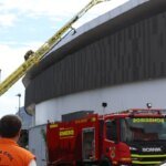 Incêndio no Velódromo do Rio: Fogo controlado sem danos à pista