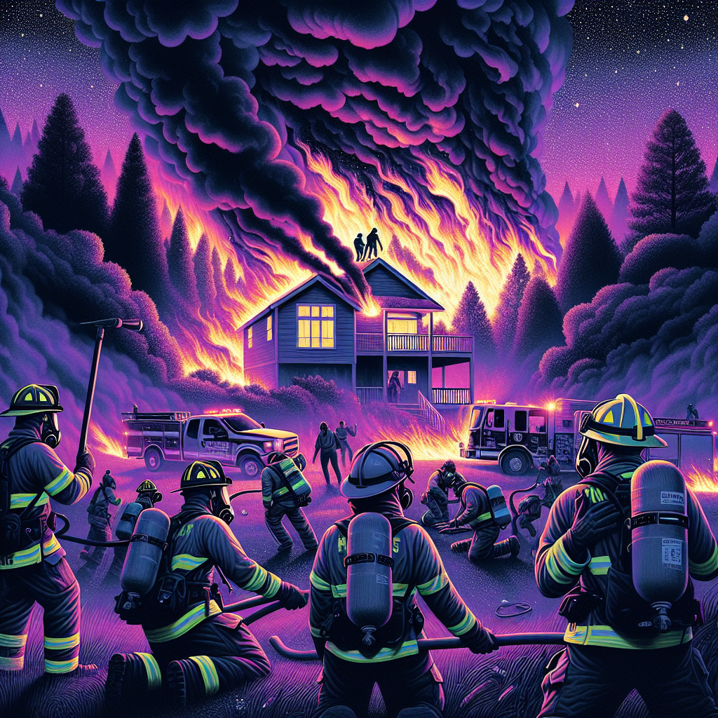 Incêndios na Geórgia: Destruição de Lar e Evacuações Urgentes