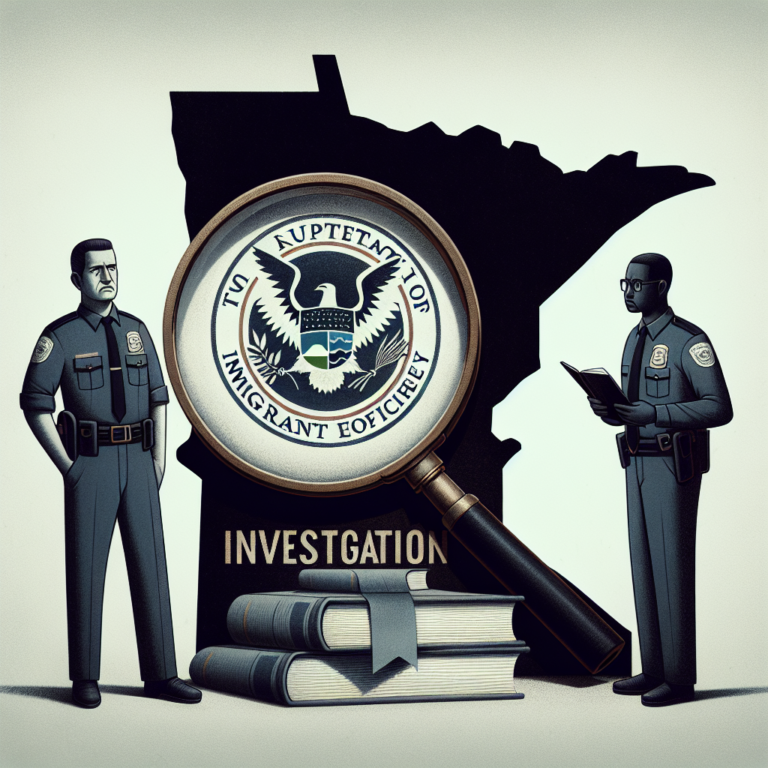 Investigações sobre agentes do ICE após detenção em Minnesota
