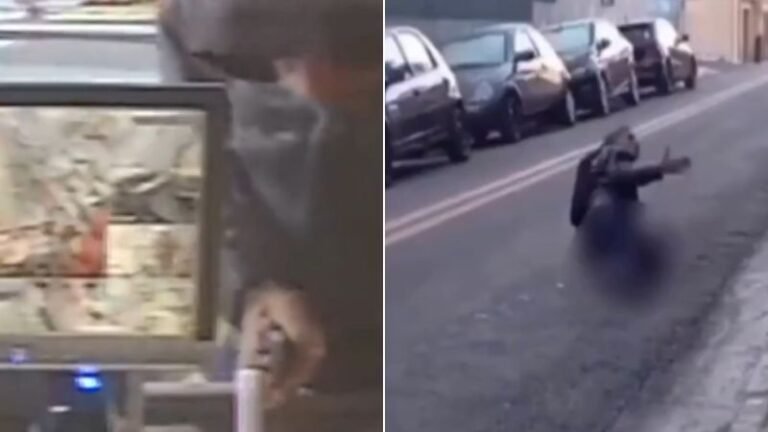 Ladrão suplica por perdão após ser ferido em assalto a mercado