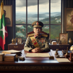 Líder da Junta de Myanmar assume presidência cinco anos após golpe