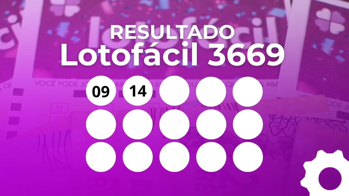 Lotofácil 3669: Resultado de hoje e prêmio de R$ 2 milhões!