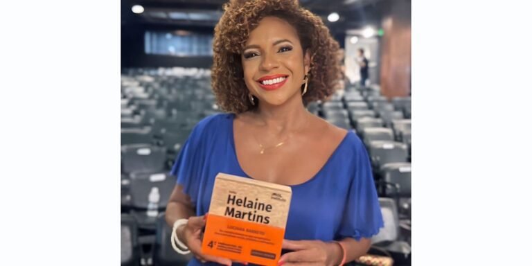 Luciana Barreto é homenageada no 4º Prêmio MOL de Jornalismo