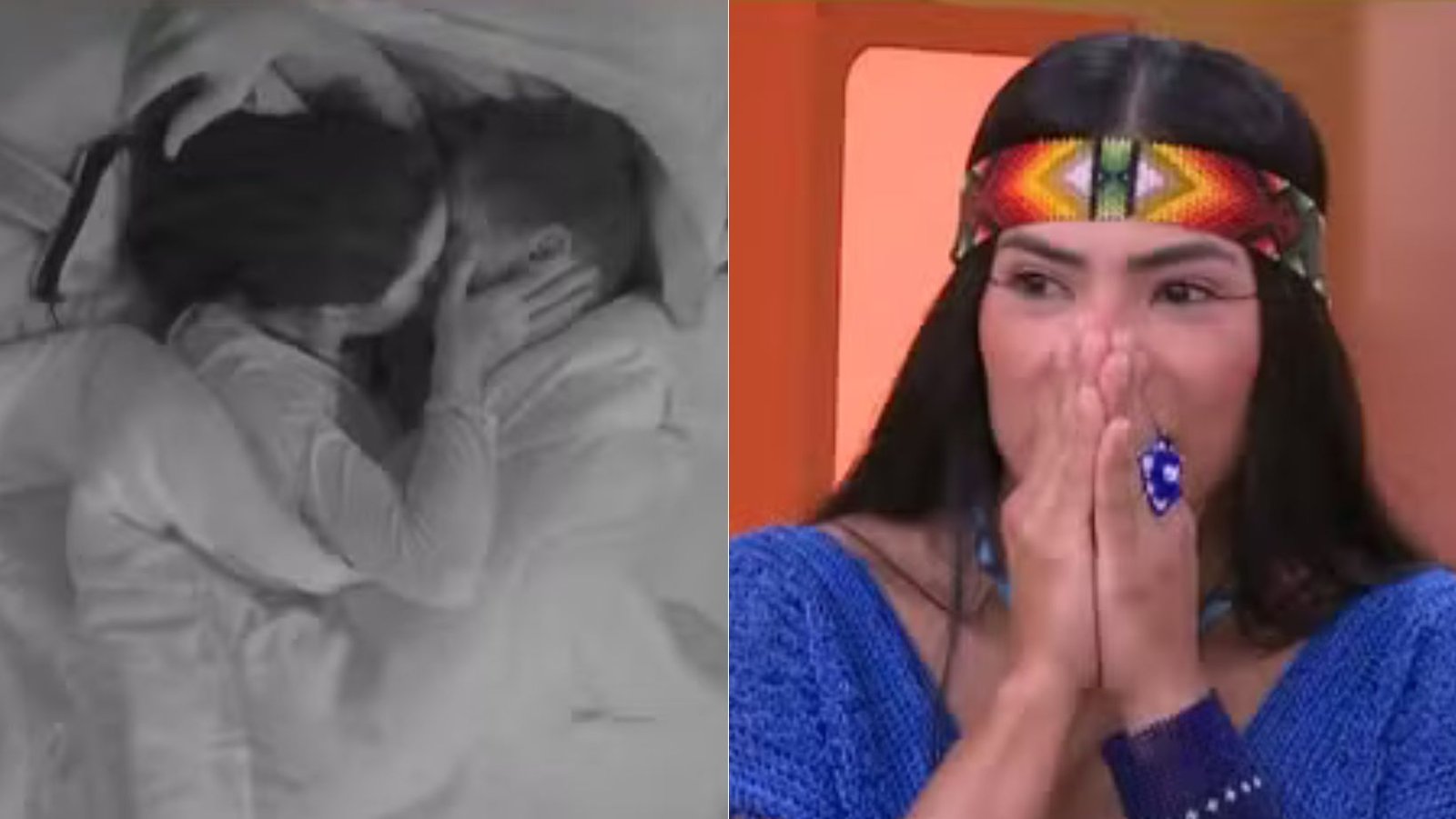 Marciele se surpreende com beijo de Jordana e Jonas no BBB 26