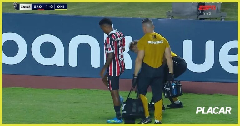 Marcos Antônio deixa campo com dores e gera apreensão no São Paulo