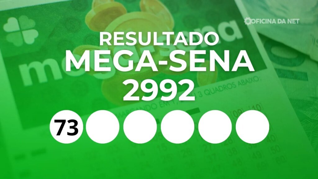 Mega-Sena 2992: Confira os números sorteados em 4 de abril