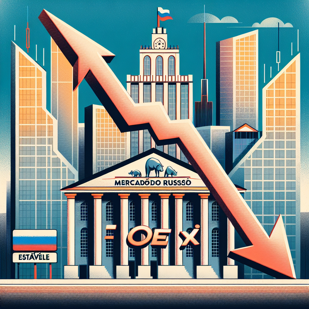 Mercado Russo: Pregão encerra em queda e MOEX permanece estável