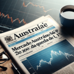 Mercado australiano: Índice S&P/ASX 200 tem queda de 1,18%