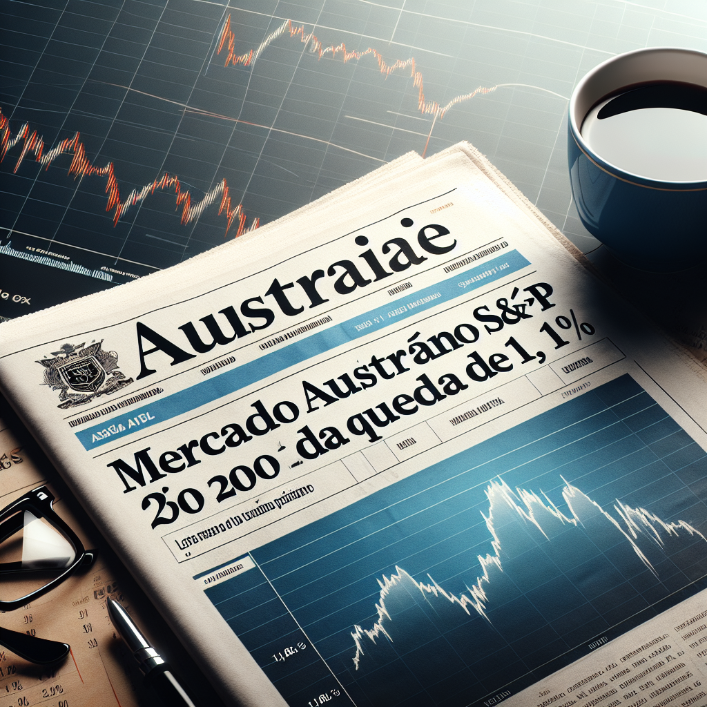 Mercado australiano: Índice S&P/ASX 200 tem queda de 1,18%