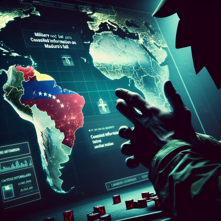 Militar Usou Informações Sigilosas para Apostar na Queda de Maduro