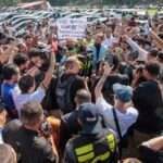 Motoristas se mobilizam contra novas regras para aplicativos de transporte Motoristas se mobilizam contra novas regras para aplicativos de transporte