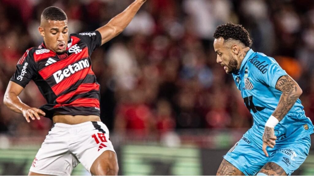 Neymar em campo? Detalhes do duelo Flamengo x Santos hoje!