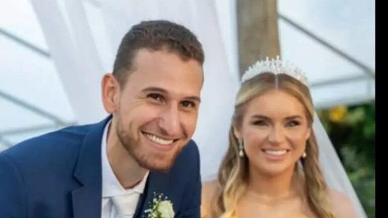 Noiva faz homenagem emocionante ao marido falecido após casamento