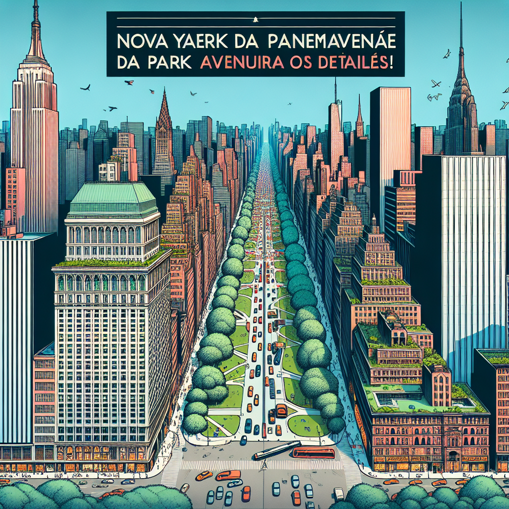 Nova York planeja reformulação da Park Avenue: Confira os detalhes!