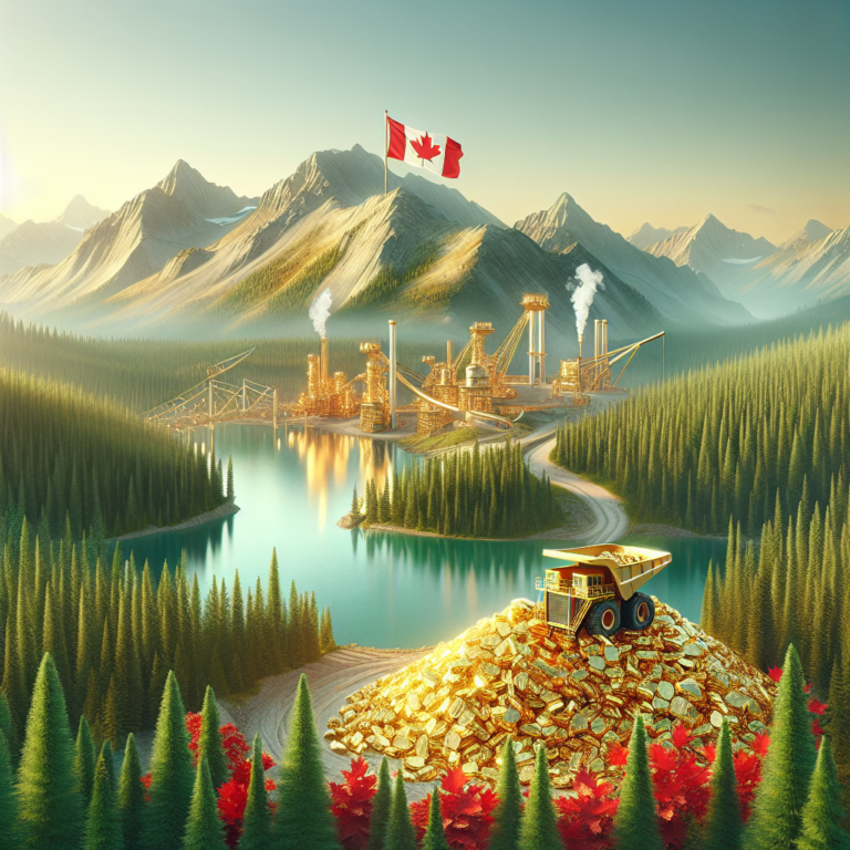 O Canadá se Destaca na Produção de Ouro Sustentável