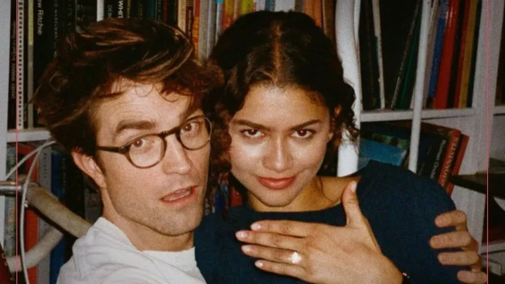 Pôster de 'The Drama', com Zendaya e Robert Pettinson