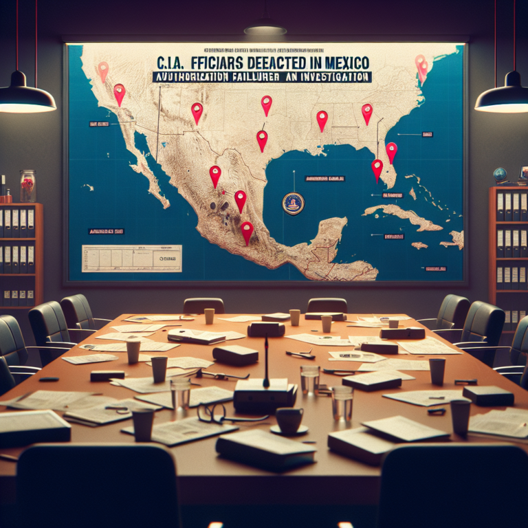 Oficiais da C.I.A. mortos no México: falha de autorização em investigação