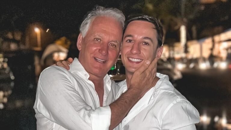 Otávio Mesquita e filho lutador exibem corpos em forma: futuro promissor?