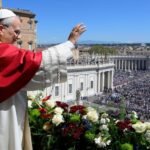 Papa Leão 14 clama pela paz em sua primeira missa de Páscoa Papa Leão 14 clama pela paz em sua primeira missa de Páscoa