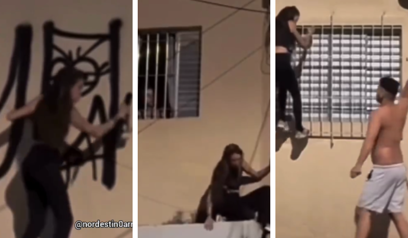 pichadora é presa e tenta usar 'Maria da Penha' contra dono de casa invadida