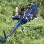 Piloto sem habilitação é preso após queda de helicóptero na PB