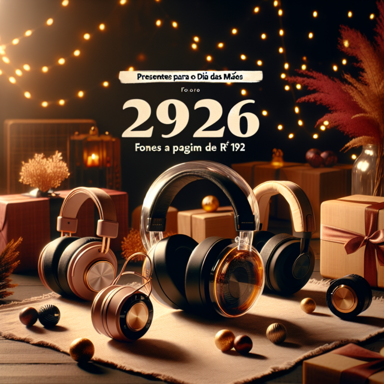 Presentes para o Dia das Mães 2026: fones a partir de R$ 192