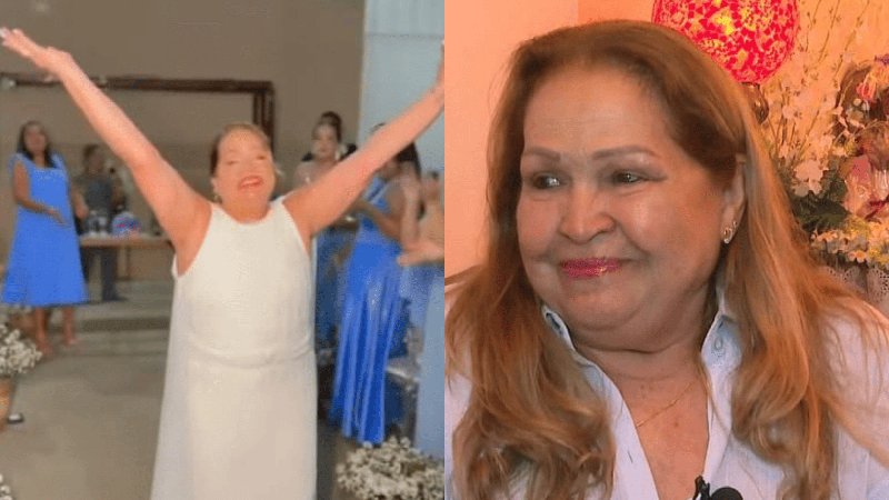 Psicóloga de 70 anos realiza casamento solo emocionante em Maceió