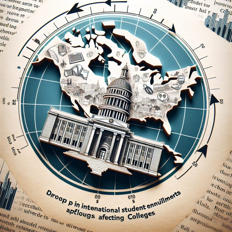 Queda de Inscrições de Estudantes Internacionais Afeta Faculdades