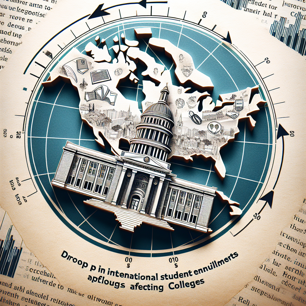 Queda de Inscrições de Estudantes Internacionais Afeta Faculdades