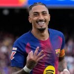 Raphinha se desculpa por gesto polêmico contra o Atlético