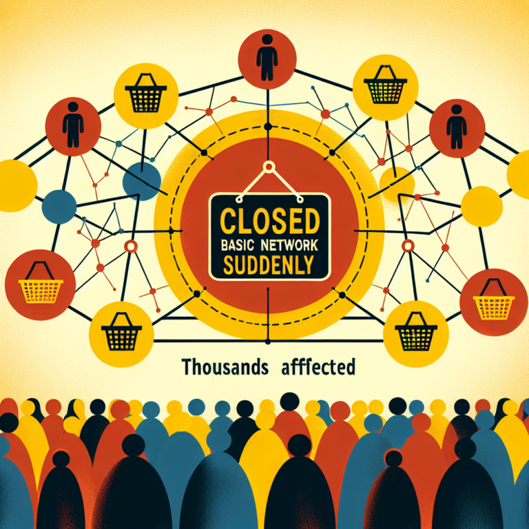 Rede de Cestas Básicas Fechada Repentinamente: Milhares Afetados