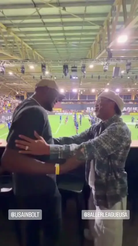 Ronaldinho e Usain Bolt: Encontro Épico nos EUA em Vídeo!