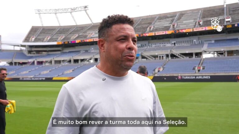 Ronaldo Fenômeno analisa treino da Seleção Brasileira em Orlando