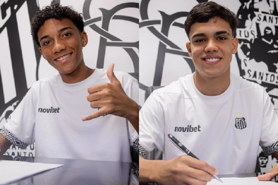 Santos renova contratos de Gustavo Henrique e Robinho Jr. até 2031