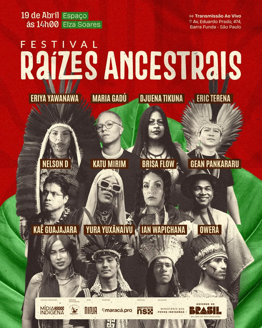 Festival celebra Dia dos Povos Indígenas em São Paulo