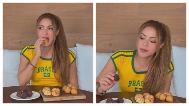 Shakira experimenta pratos brasileiros antes de show no Rio