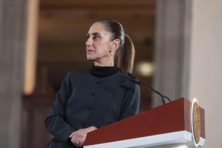 A presidenta do México, Claudia Sheinbaum