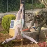 Soldado israelense vandaliza estátua de Jesus no Líbano