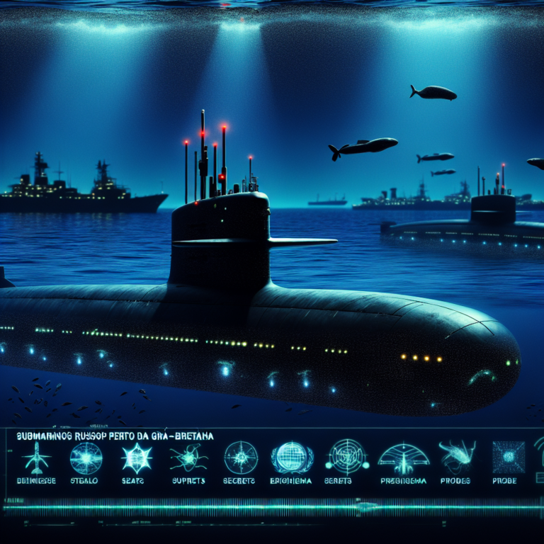 Submarinos russos perto da Grã-Bretanha: espionagem em pauta