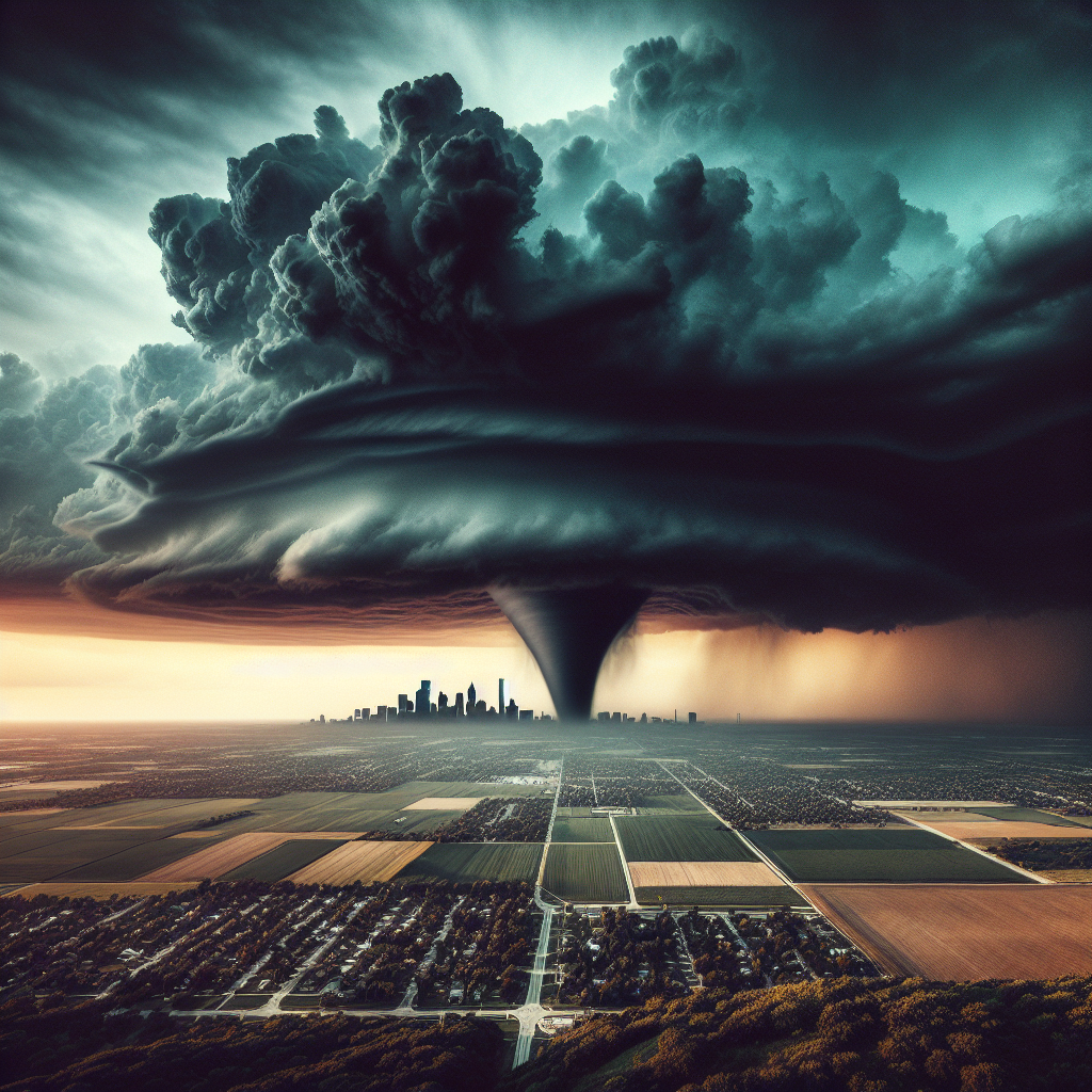 Tempestades Severas e Risco de Tornados no Missouri e Illinois